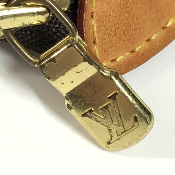 LOUIS VUITTON Brown Monogram Canvas Pochette Shoulder Bag - Picture 9 of 14